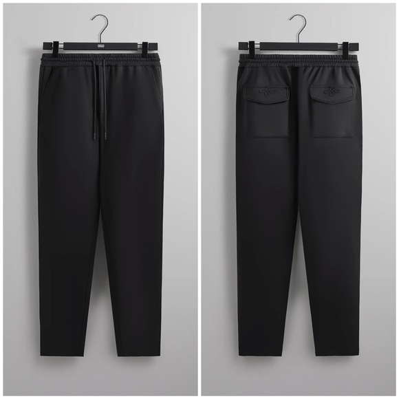 NWT Kith Ribbon Embroidery Elmhurst Pant-Black M - Picture 1 of 13